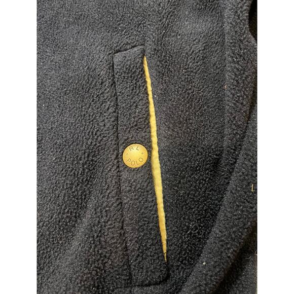 VTG Polo Ralph Lauren Blue Fleece Jacket Men's XL Polartec Sweatshirt Y2K Zip - Picture 4 of 11